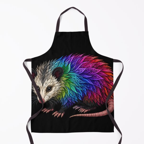 Item preview, Rainbow Opossum – Psychedelic Wildlife Art designed and sold by Karszul.