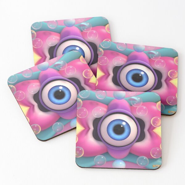 Item preview, One Blue Eye Open Amid the Bubbles  designed and sold by Cynthia De Moss aka Dutchess333.