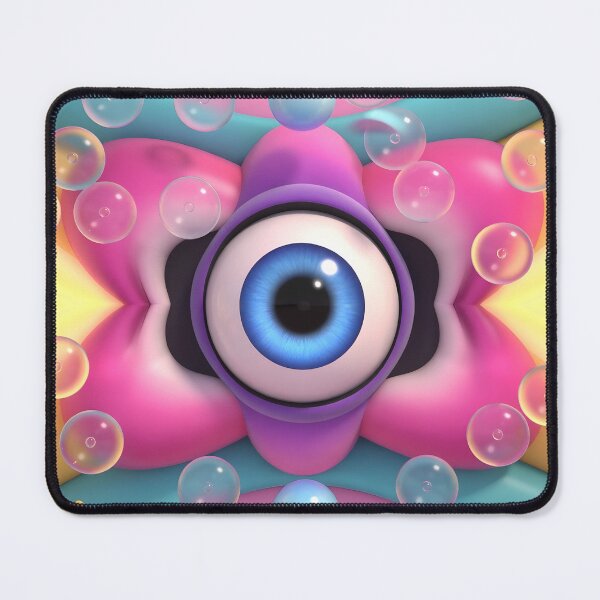 Item preview, One Blue Eye Open Amid the Bubbles  designed and sold by Cynthia De Moss aka Dutchess333.