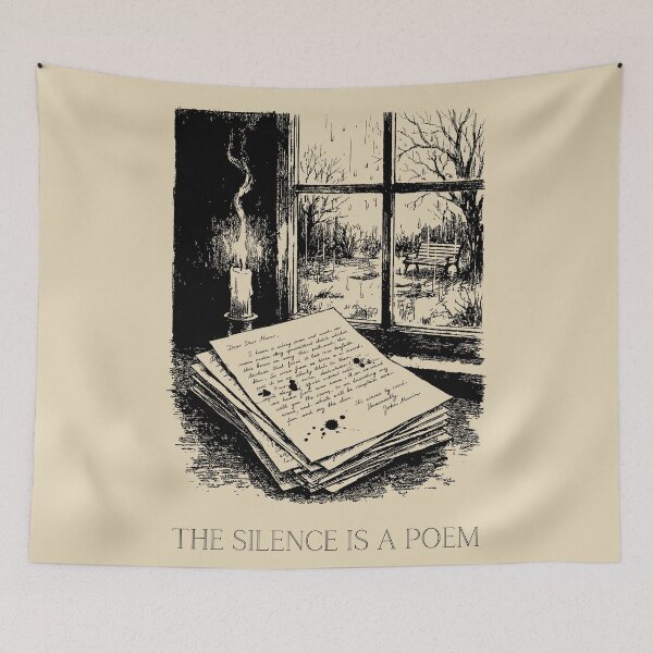Item preview, Candlelit Verses Window Lament - Poetcore designed and sold by bapupa.