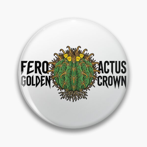 Item preview, Golden Crown Ferocactus Street Art Vector Graphic② designed and sold by GreenDivisionJP.