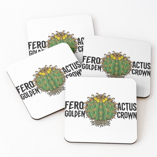 Item preview, Golden Crown Ferocactus Street Art Vector Graphic② designed and sold by GreenDivisionJP.