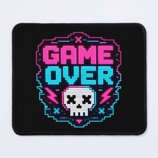 Item preview, Game Over Retro Pixel Art — Gamer Sticker T-Shirt designed and sold by tommysworks.