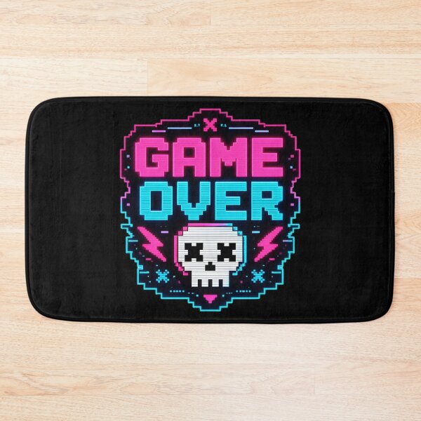Item preview, Game Over Retro Pixel Art — Gamer Sticker T-Shirt designed and sold by tommysworks.
