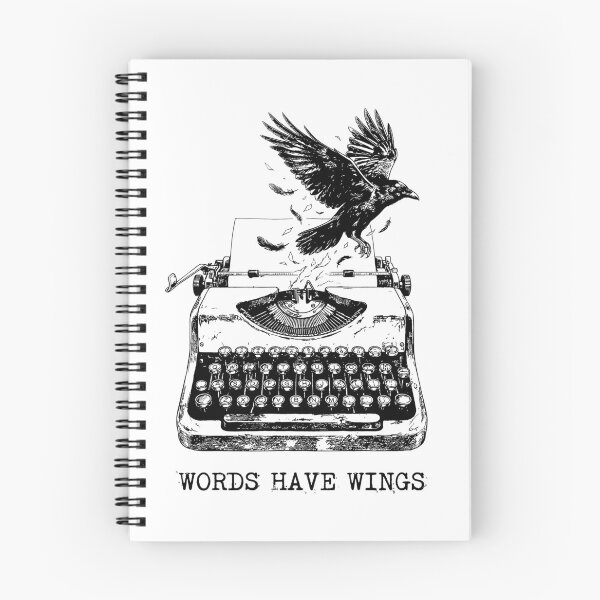 Item preview, Typewritten Heart Paper Crow - Poetcore designed and sold by bapupa.