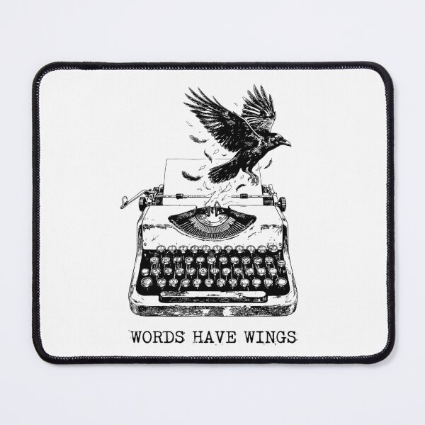 Item preview, Typewritten Heart Paper Crow - Poetcore designed and sold by bapupa.