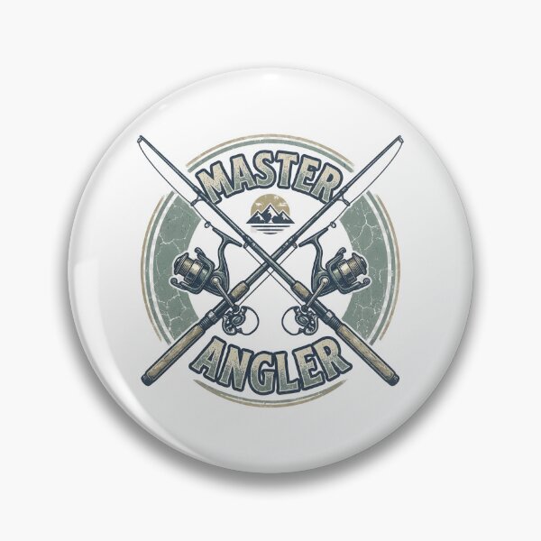 Item preview, Master Angler Vintage Fishing Rods Retro Design designed and sold by Zeneris.