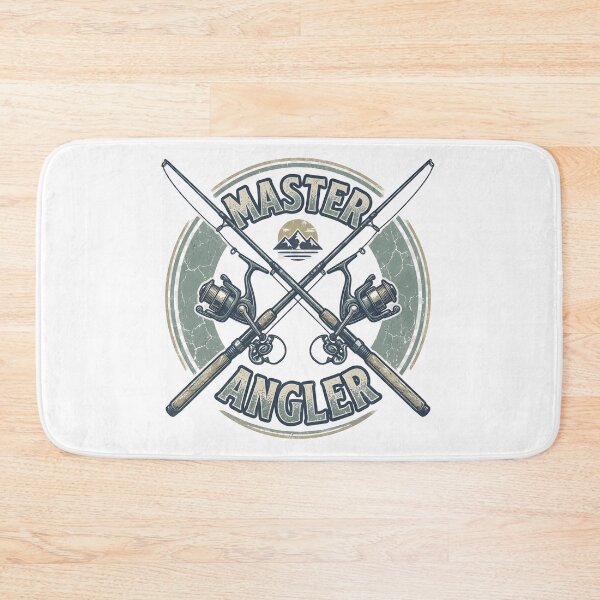 Item preview, Master Angler Vintage Fishing Rods Retro Design designed and sold by Zeneris.