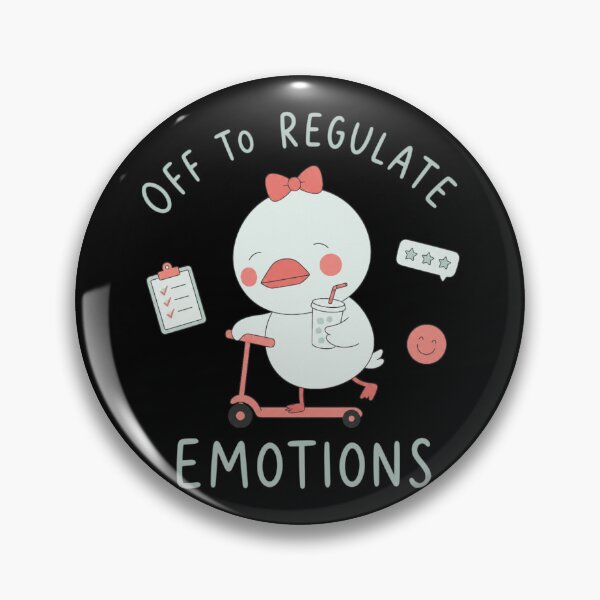 Item preview, Off To Regulate Emotions Funny Therapy Duck Scooter designed and sold by bosamji.