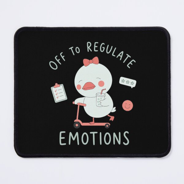 Item preview, Off To Regulate Emotions Funny Therapy Duck Scooter designed and sold by bosamji.