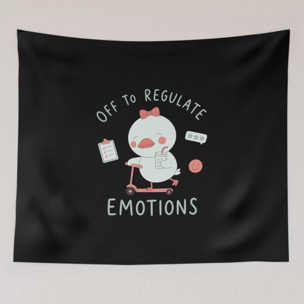 Item preview, Off To Regulate Emotions Funny Therapy Duck Scooter designed and sold by bosamji.