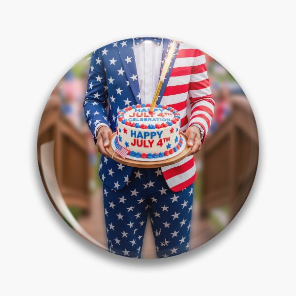 Item preview, Happy July 4 Cake designed and sold by Home Decor Art.