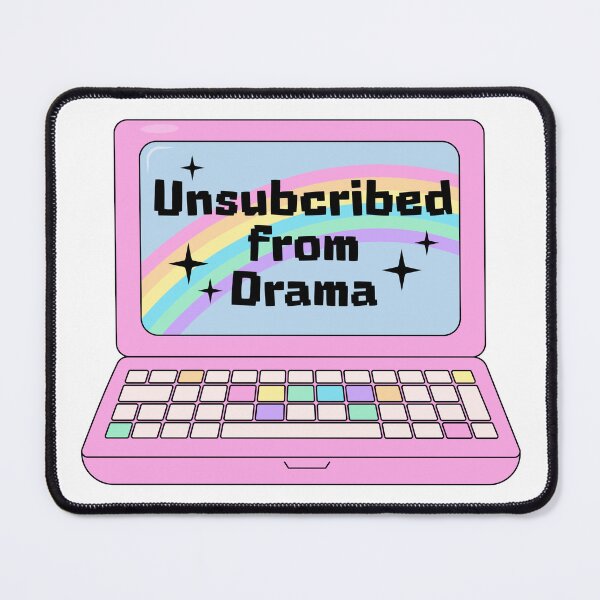 Item preview, Unsubscribed From Drama Laptop designed and sold by GlitterArtySVG.