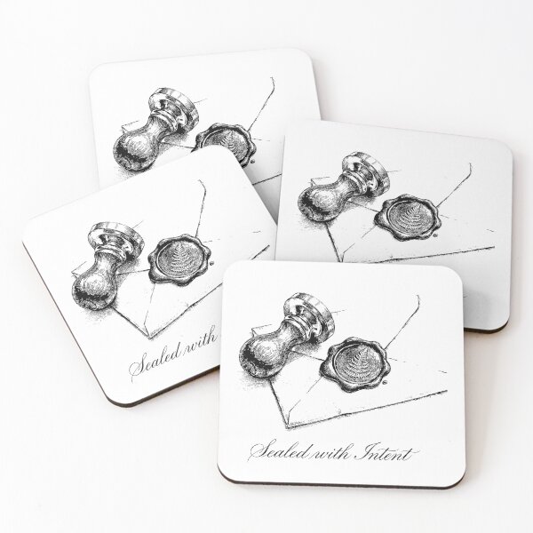 Item preview, Embossed Wax Seal Botanical - Vintage Stationery designed and sold by bapupa.