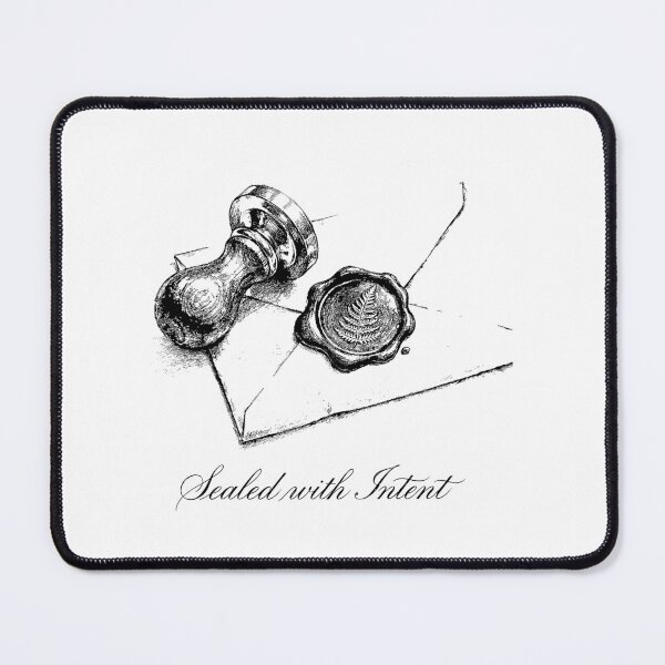 Item preview, Embossed Wax Seal Botanical - Vintage Stationery designed and sold by bapupa.