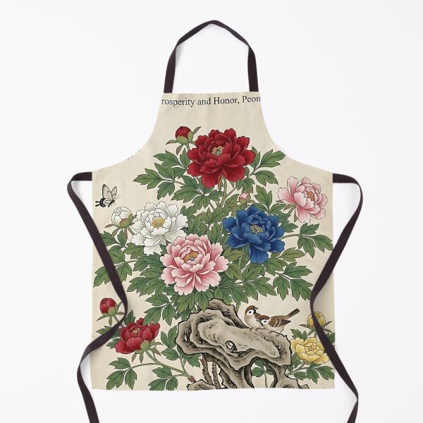 Item preview, Traditional Korean Peony Painting (Moran-do) designed and sold by K-Tradition.