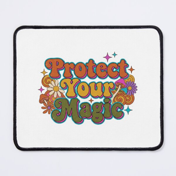 Item preview, Protect Your Magic Retro 70s Groovy Typography designed and sold by pattman.