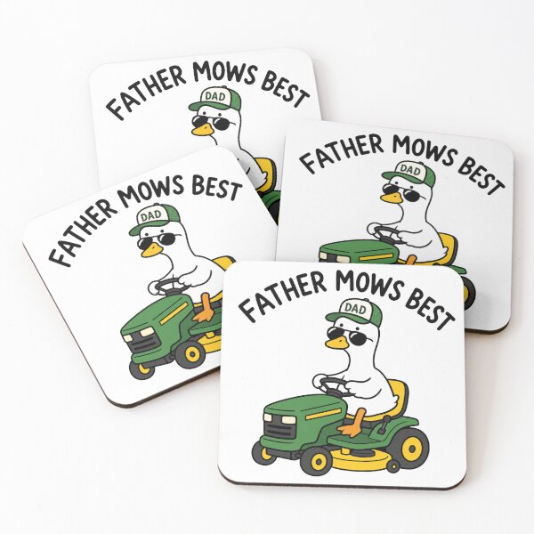 Item preview, Funny Father Mows Best, Funny Goose Father's Day 3 designed and sold by Saitokuu7Art.