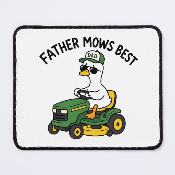 Item preview, Funny Father Mows Best, Funny Goose Father's Day 3 designed and sold by Saitokuu7Art.