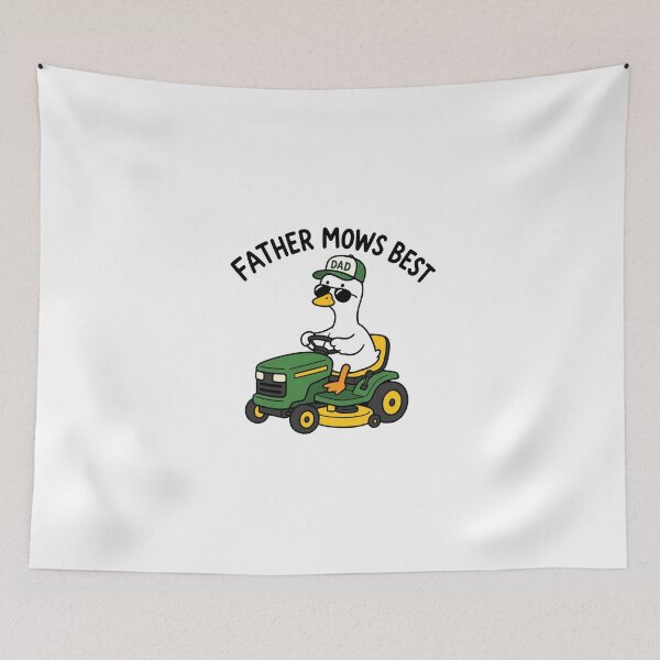 Item preview, Funny Father Mows Best, Funny Goose Father's Day 3 designed and sold by Saitokuu7Art.