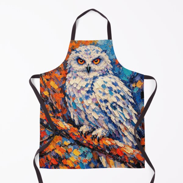 Item preview, Colorful owl on an autumn branch designed and sold by paulrommer.