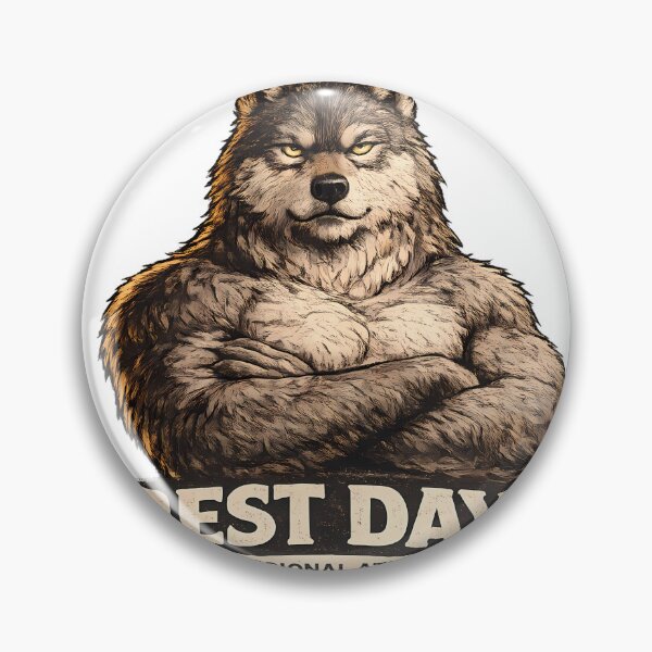 Item preview, Rest Day Professional Athlete Funny Gym Wolf designed and sold by DryHumorPrints.