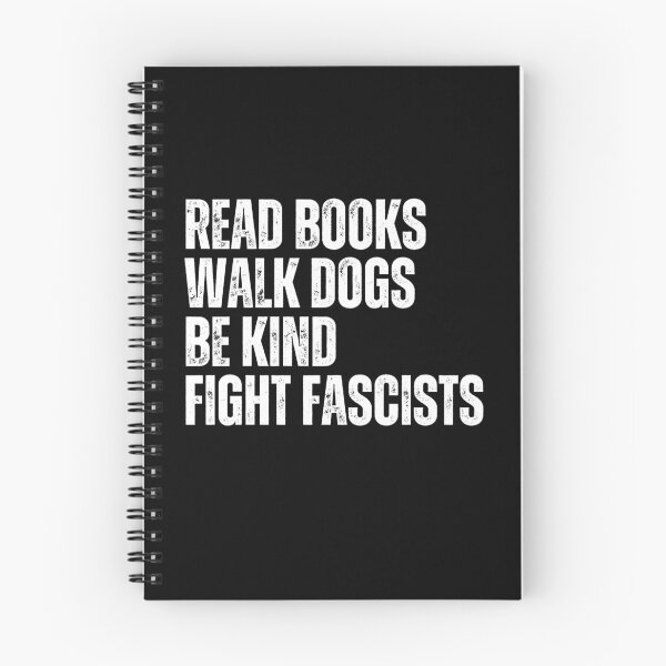 Item preview, Read Books Walk Dogs Be Kind Fight Fascists Anti-Fascist Progressive Activist designed and sold by RetroMini2026.