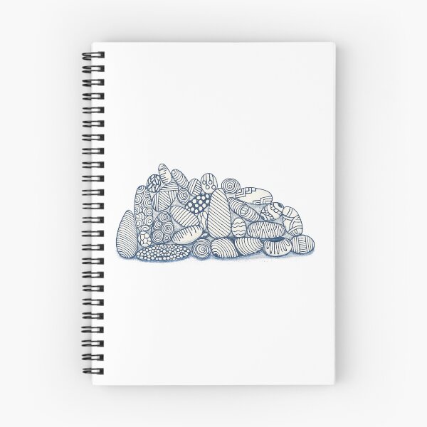Aperçu de l'œuvre Collection de pierres à motifs abstraits - illustration minimaliste dessinée à la main créée et vendue par PartoPala.