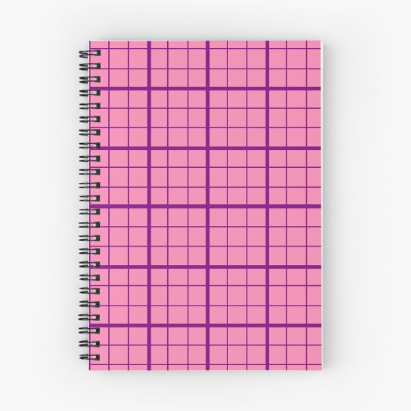 Item preview, Purple On Pink Grid Windowpane Plaid Design  designed and sold by PatternTitan.