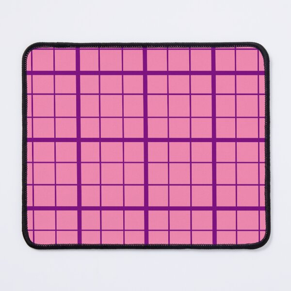 Item preview, Purple On Pink Grid Windowpane Plaid Design designed and sold by PatternTitan.