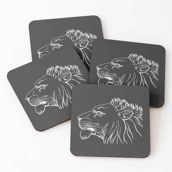 Item preview, Vintage Minimalist Lion Line Art designed and sold by OpenFrameStudio.