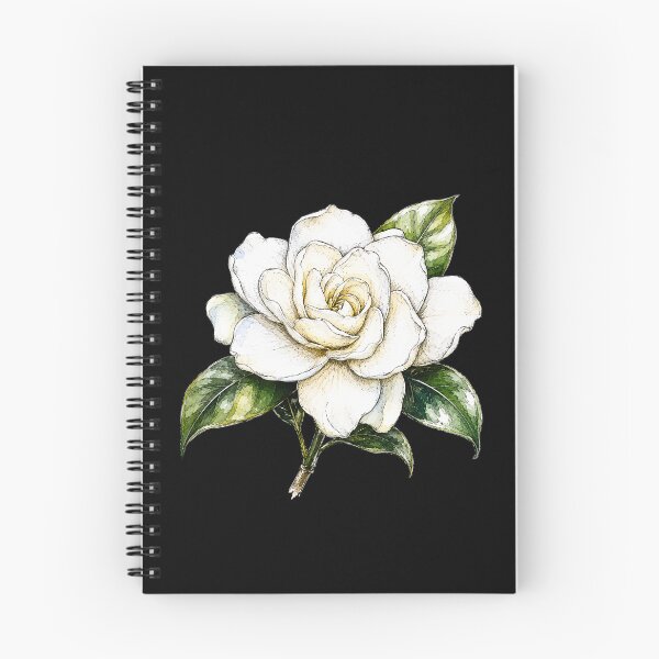Item preview, White Gardenia Illustration | Elegant Watercolor Botanical Flower Art designed and sold by ColorSplash123.