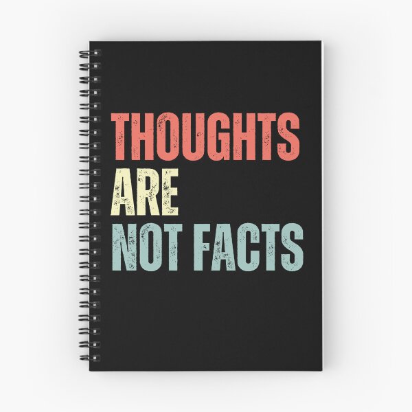 Item preview, Thoughts Are Not Facts Mental Health Mindfulness Psychology Self Care Wellness designed and sold by RetroMini2026.