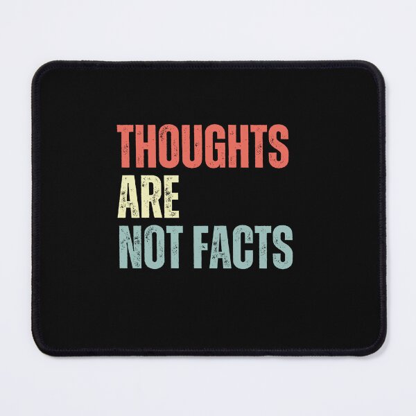 Item preview, Thoughts Are Not Facts Mental Health Mindfulness Psychology Self Care Wellness designed and sold by RetroMini2026.