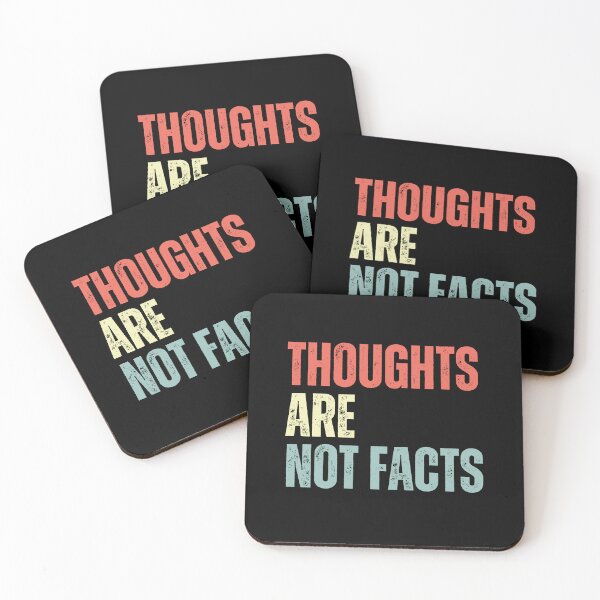 Item preview, Thoughts Are Not Facts Mental Health Mindfulness Psychology Self Care Wellness designed and sold by RetroMini2026.