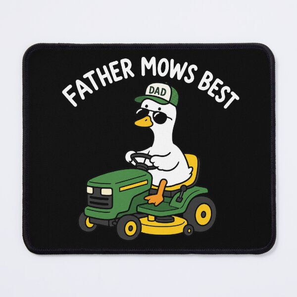 Item preview, Funny Father Mows Best, Funny Goose Father's Day 4 designed and sold by Saitokuu7Art.