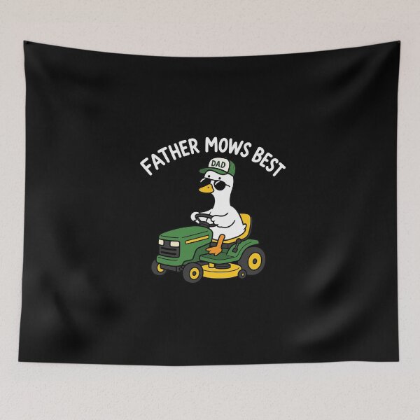 Item preview, Funny Father Mows Best, Funny Goose Father's Day 4 designed and sold by Saitokuu7Art.