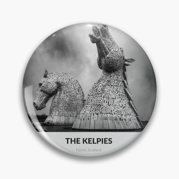 Item preview, The Kelpies, Falkirk, Scotland | Travel Photography Print | Version 2 designed and sold by AmberSkyPhoto.