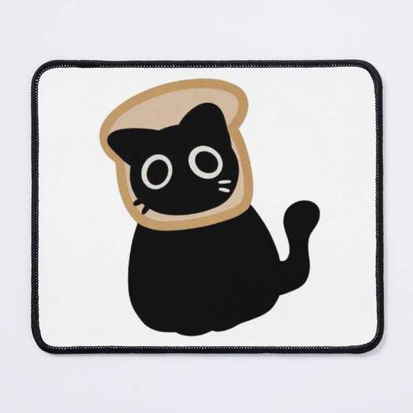 Item preview, Toast Cat, Black Cat designed and sold by stzl26.