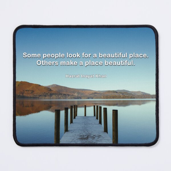 Item preview, Some people look for a beautiful place | Motivational quote | Photo for all designs designed and sold by AmberSkyPhoto.