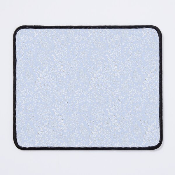 Item preview, Soft Blue & Gold Ditsy Floral Pattern - Elegant White Flower Seamless designed and sold by Zaya_art.