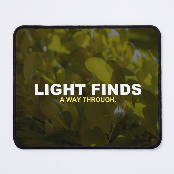Item preview, LIGHT FINDS A WAY THROUGH | Motivational Print designed and sold by AmberSkyPhoto.