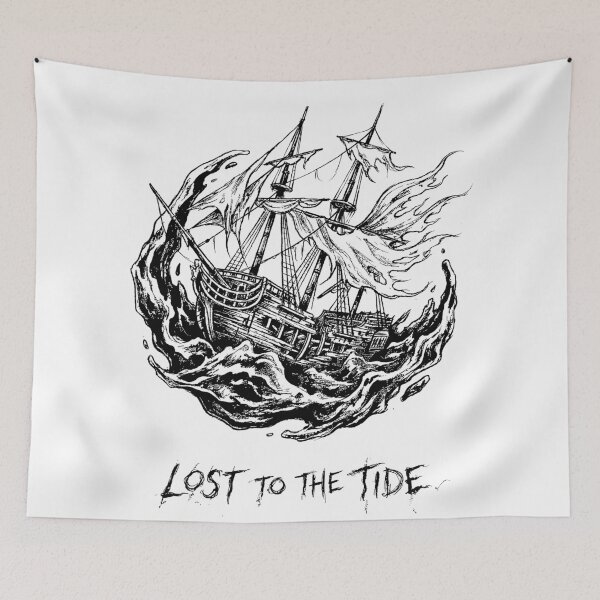 Item preview, Ghost Ship Gale Silhouette - Nautical Horror designed and sold by bapupa.