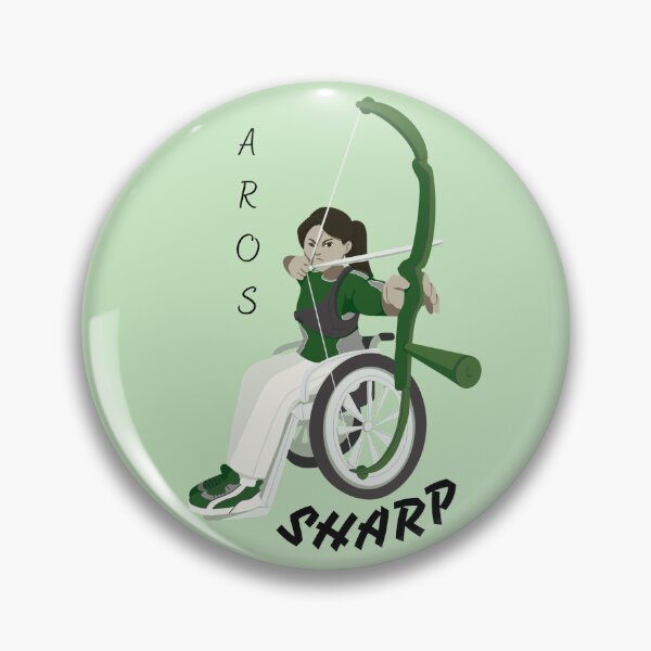 Item preview, "Aros Sharp" Paralympic Archer designed and sold by Galaxy Creations.