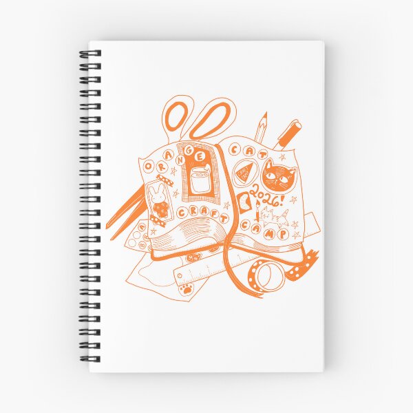 Item preview, Orange Cat Craft Camp 2026 designed and sold by Brooke Makes Things.