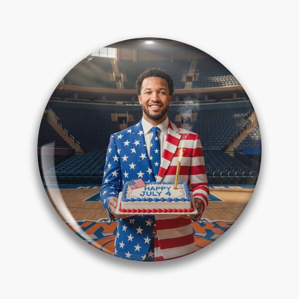 Item preview, Jalen Brunson Happy July 4 Celebration designed and sold by Home Decor Art.