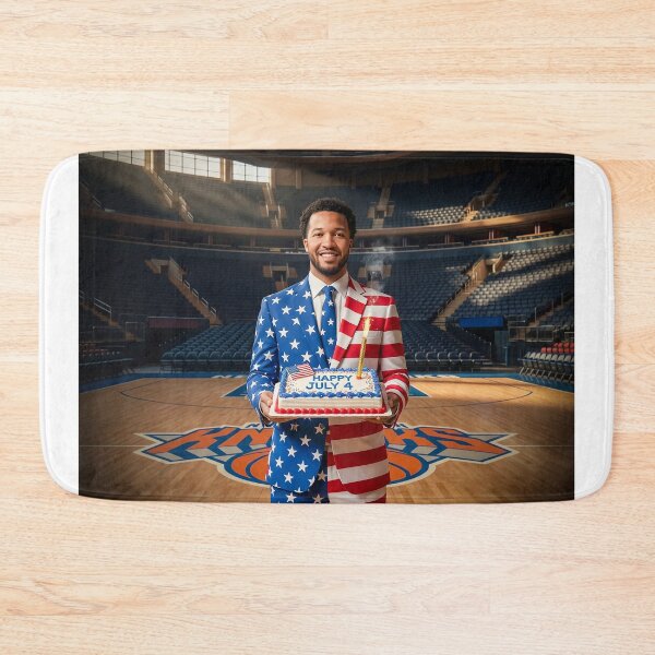 Item preview, Jalen Brunson Happy July 4 Celebration designed and sold by Home Decor Art.