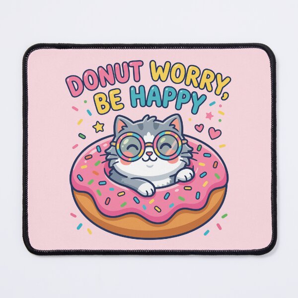 Item preview, Donut Worry Cat designed and sold by Amir Faysal.