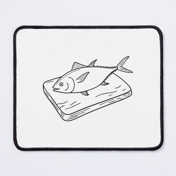 Item preview, Tuna Fish Laid on Chopping Board designed and sold by rasagamastore.