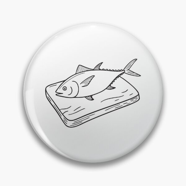 Item preview, Tuna Fish Laid on Chopping Board designed and sold by rasagamastore.